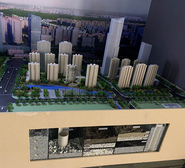 长武县建筑模型
